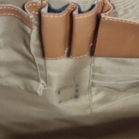 Beautiful Lodis British Tan Laptop Tablet Tote with Crossbody Strap - Picture 13 of 16